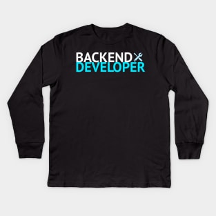 Backend developer Kids Long Sleeve T-Shirt